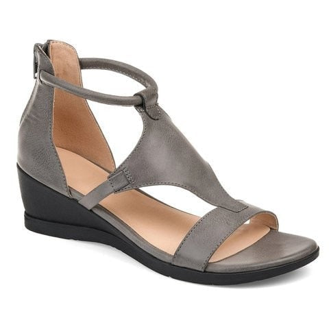 Liora | Elegant Wedge Strap Sandals