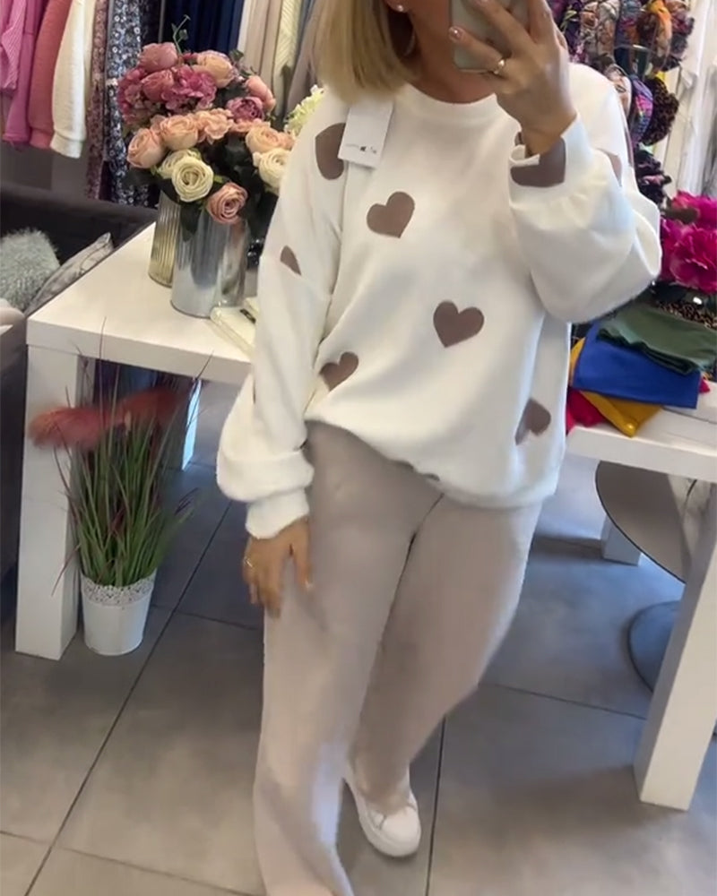 Amara | Women’s Casual Heart Sweater