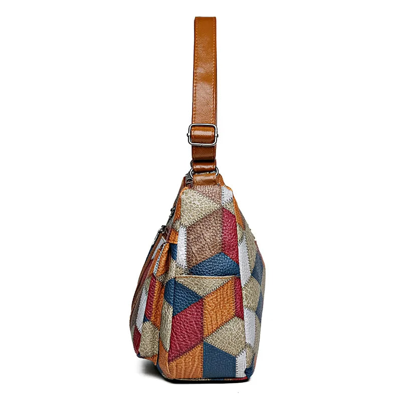 Marisol | Patchwork Crossbody Shoulder Bag