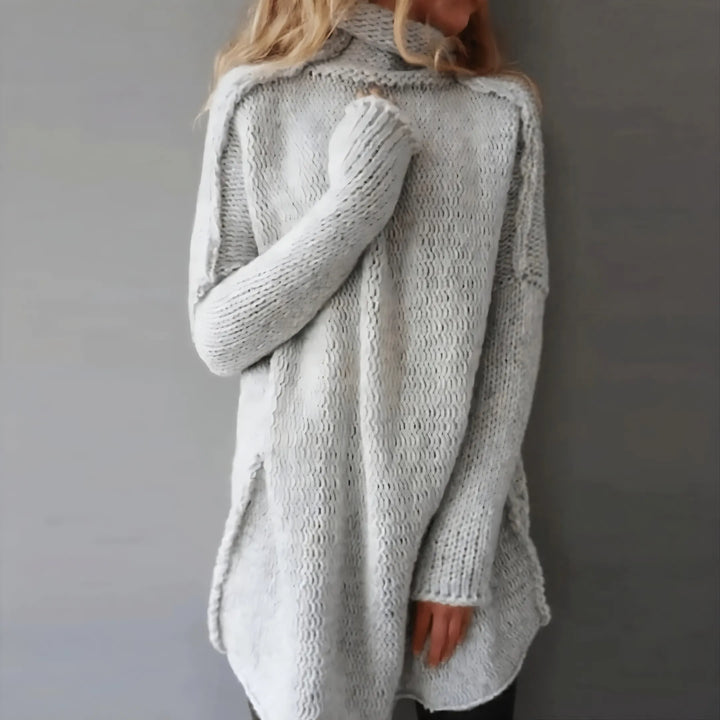 Grace- Hand-knitted Cable Sweater