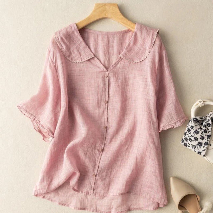 Elora | Casual Button-Down Blouse
