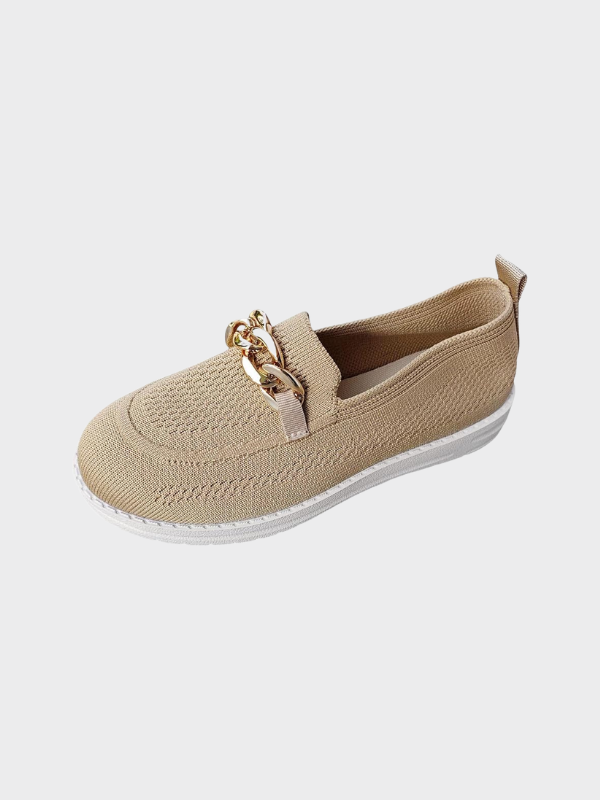 Elora | Slip-On Comfort Sneakers with Chain Detail