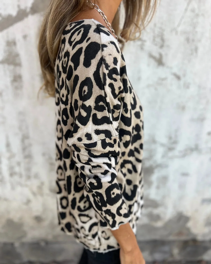 Leona | Leopard Print Casual Top