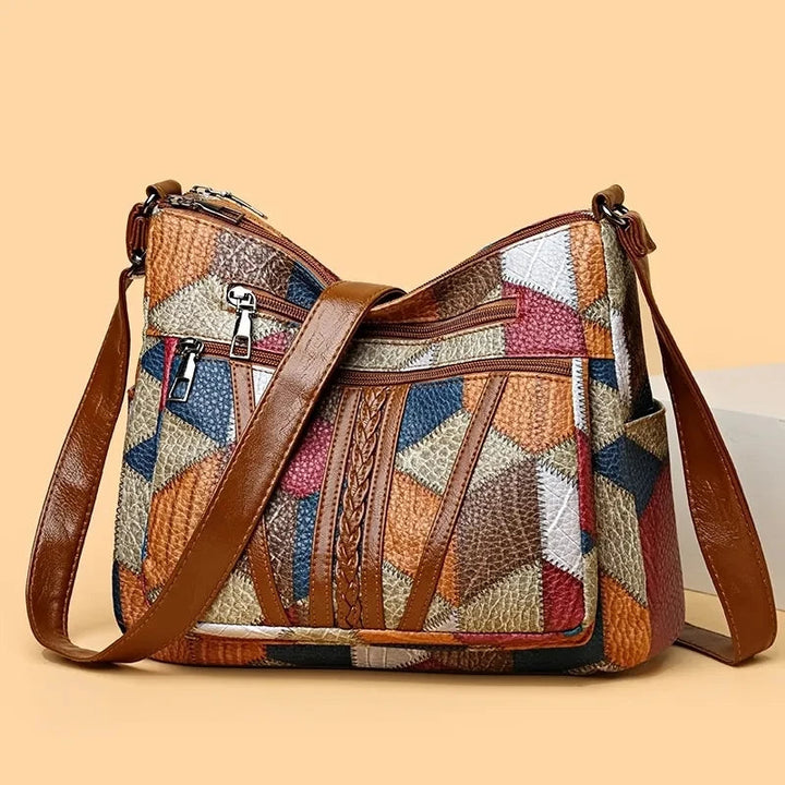 Marisol | Patchwork Crossbody Shoulder Bag