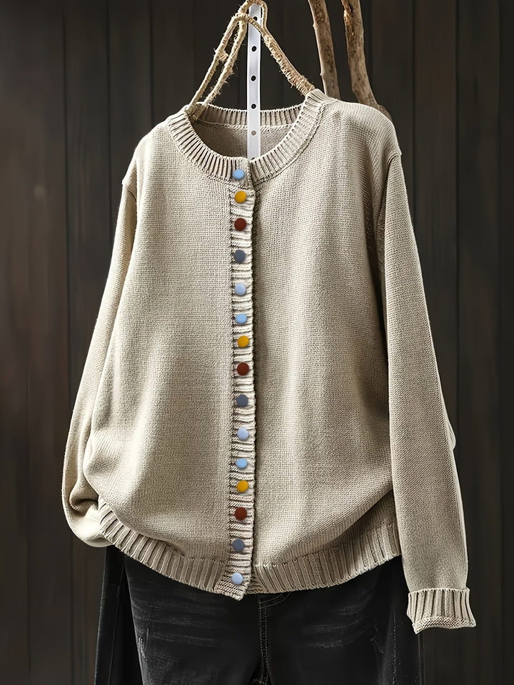 Lyra | Women’s Knit Cardigan Sweater with Buttons