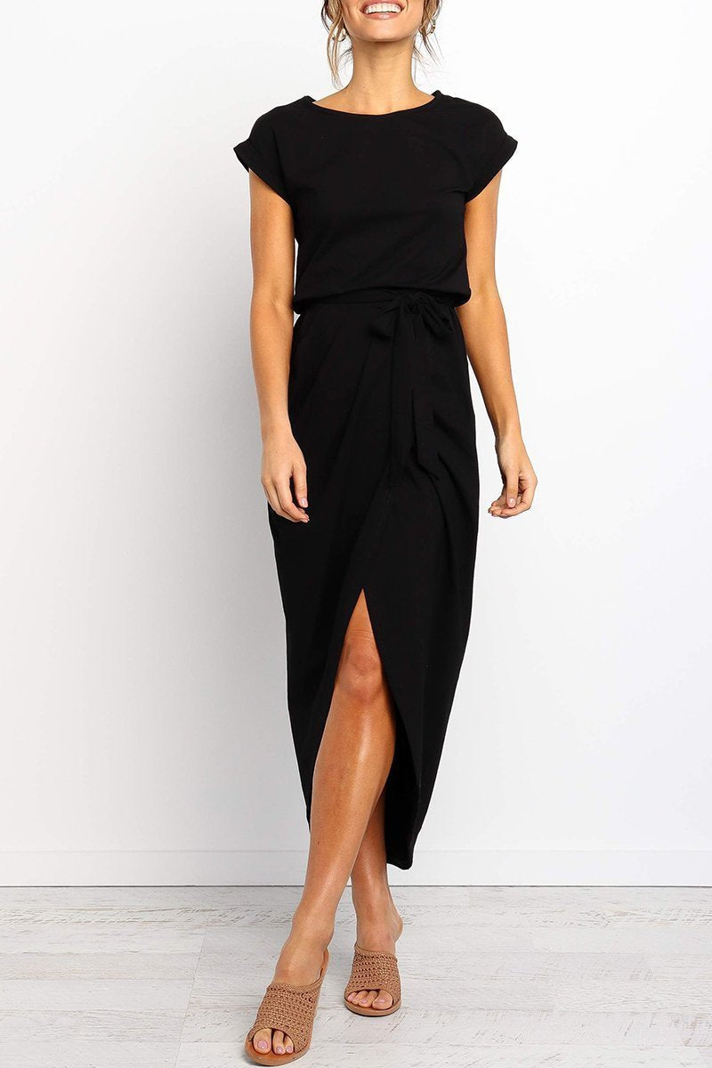 Leona | Elegant Wrap Midi Dress