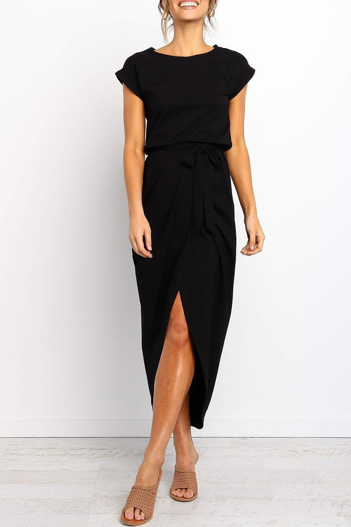 Leona | Elegant Wrap Midi Dress