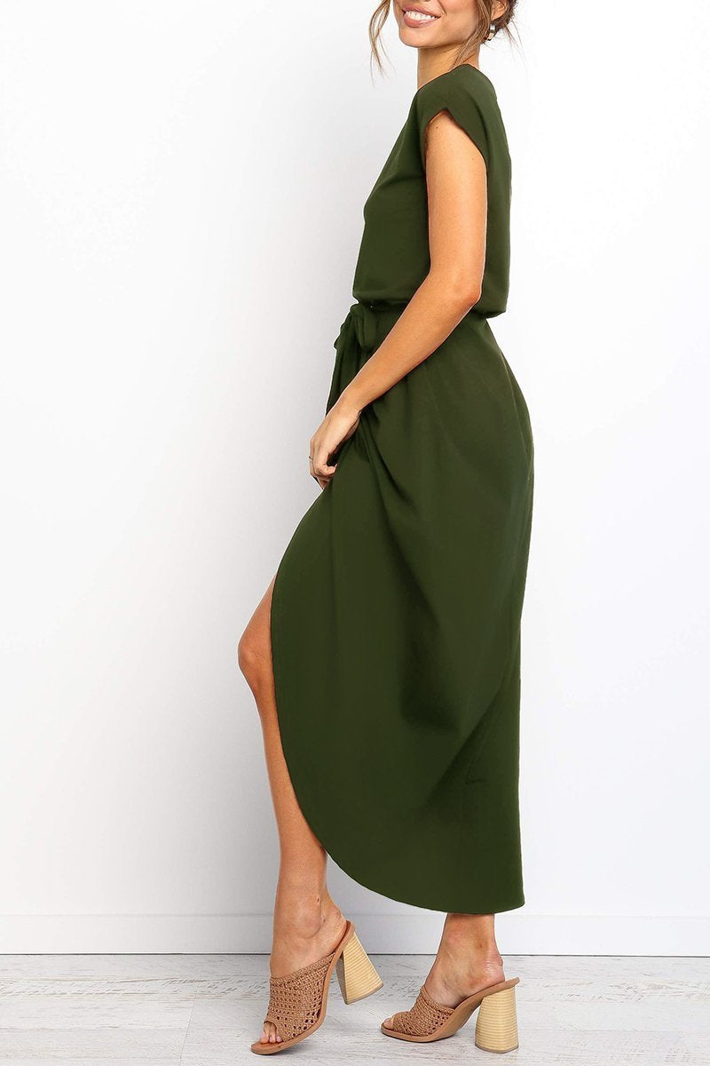 Leona | Elegant Wrap Midi Dress