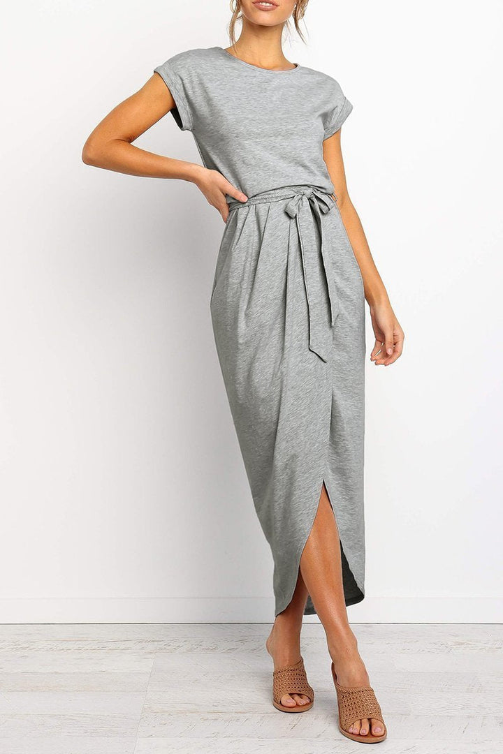 Leona | Elegant Wrap Midi Dress