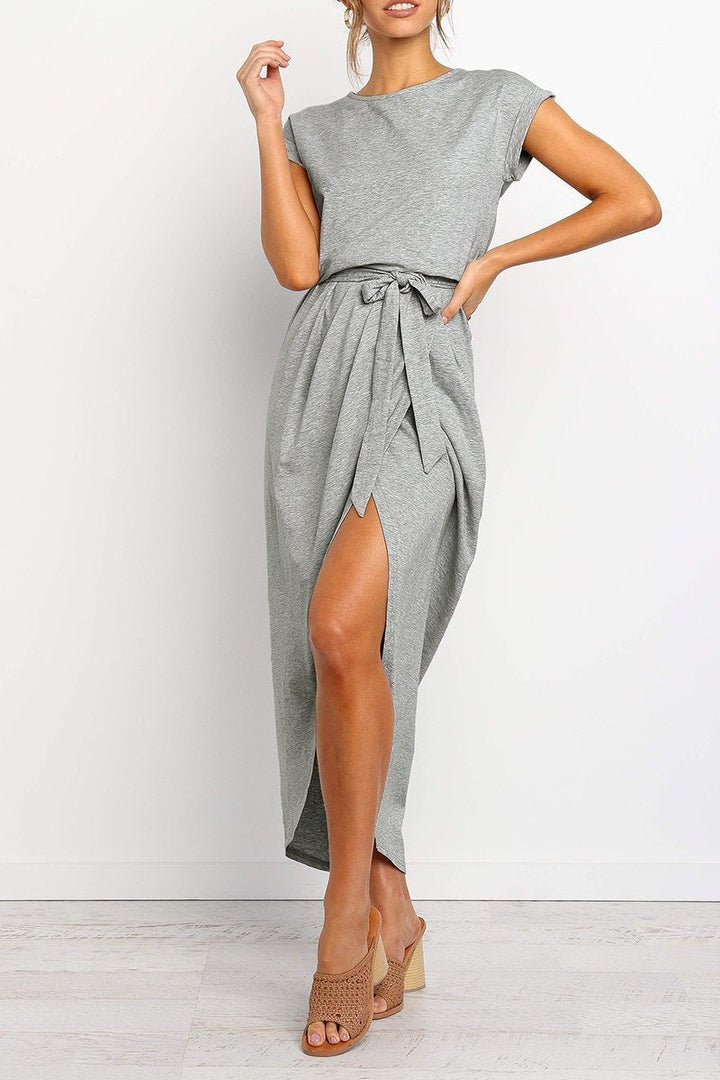 Leona | Elegant Wrap Midi Dress