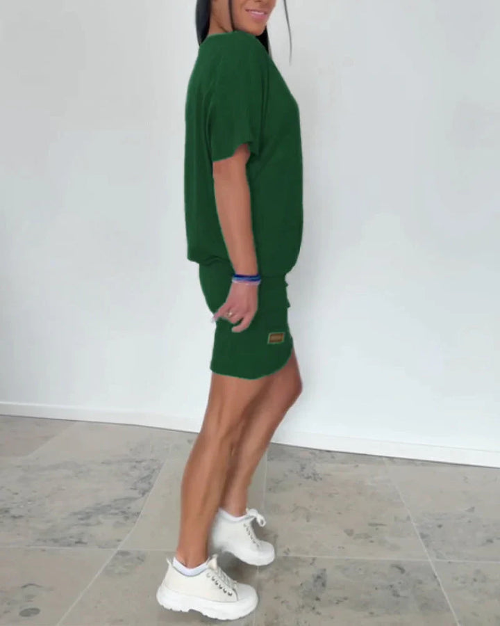 Kaelyn | Casual T-Shirt Dress Set