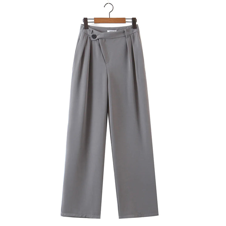 suzy - loose high waisted pants office wear