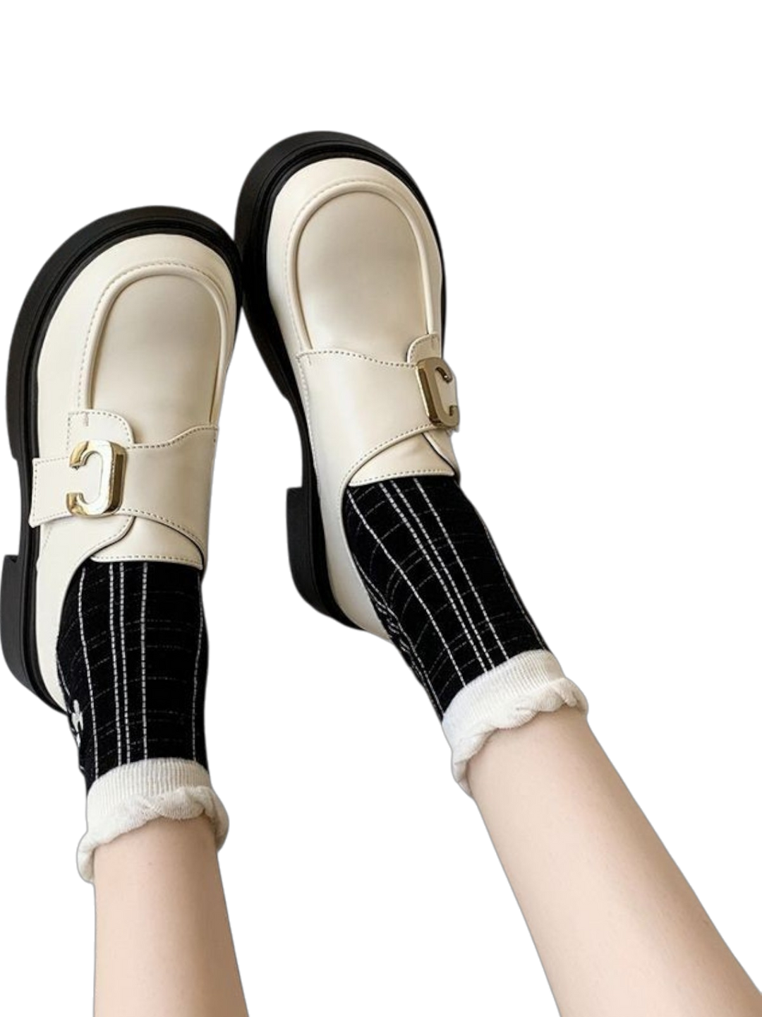 Evelyn | Chunky Buckle Loafers for Women