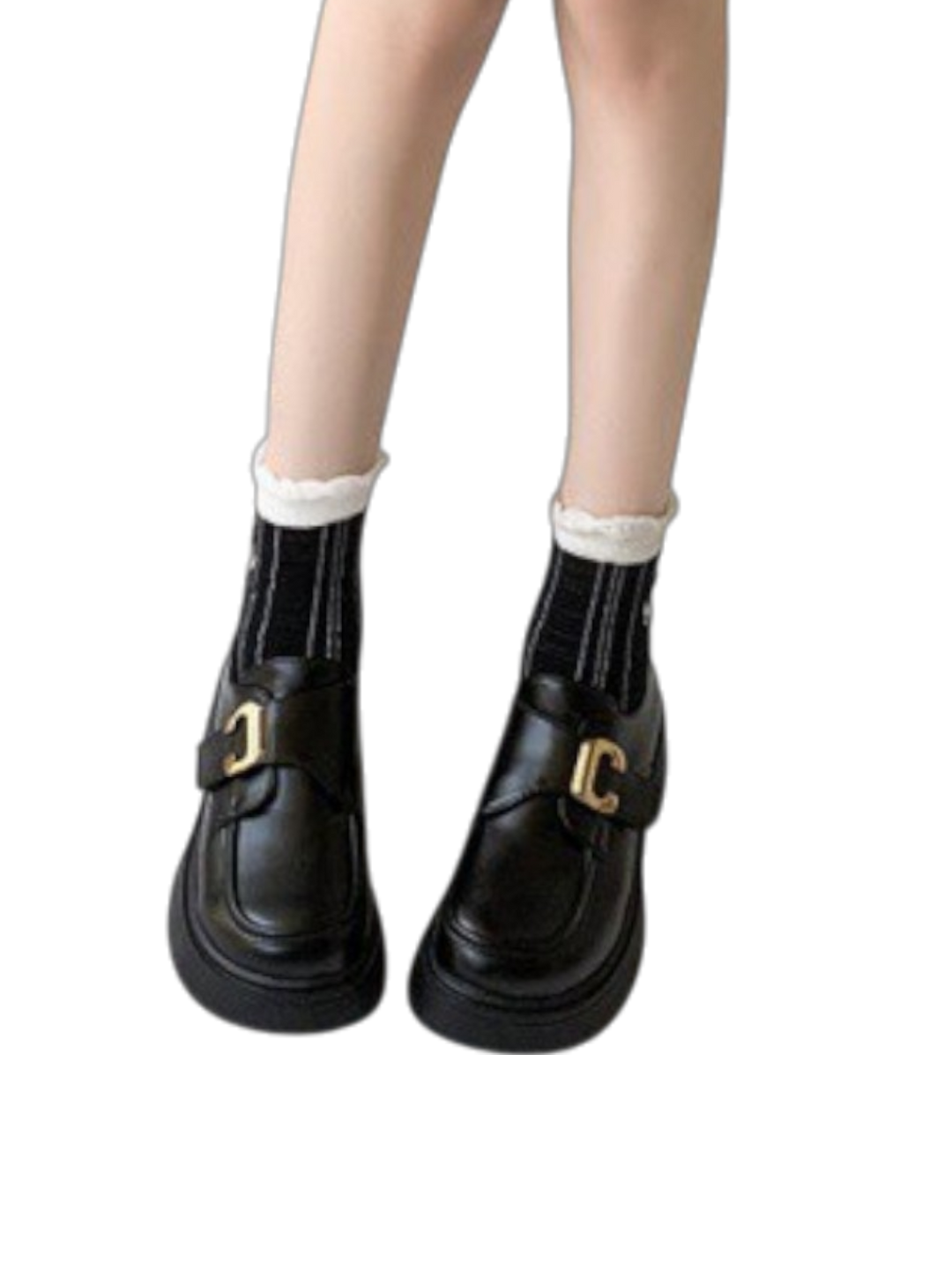 Evelyn | Chunky Buckle Loafers for Women