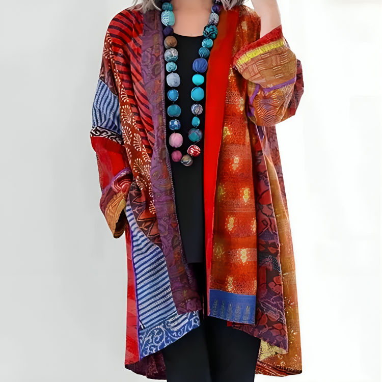 Leona | Bohemian Print Kimono Cardigan