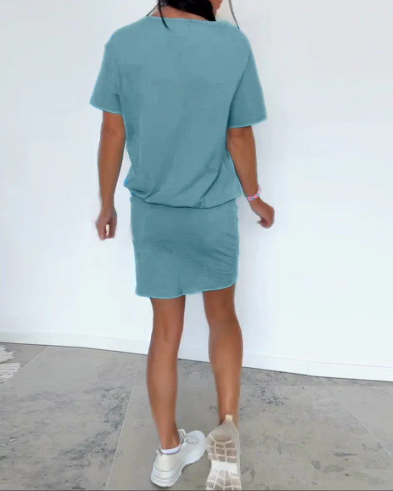 Kaelyn | Casual T-Shirt Dress Set