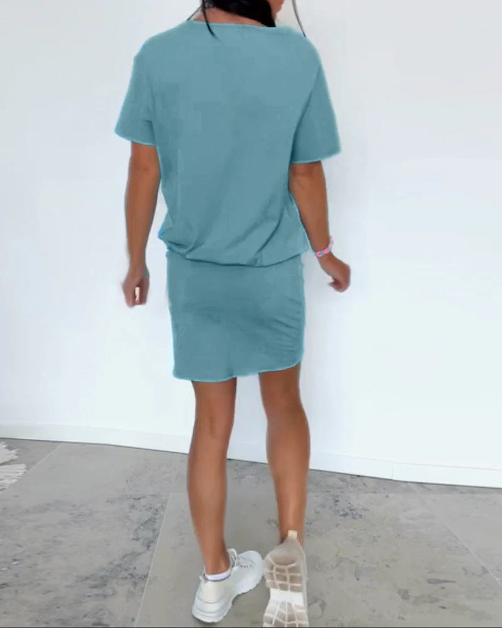 Kaelyn | Casual T-Shirt Dress Set