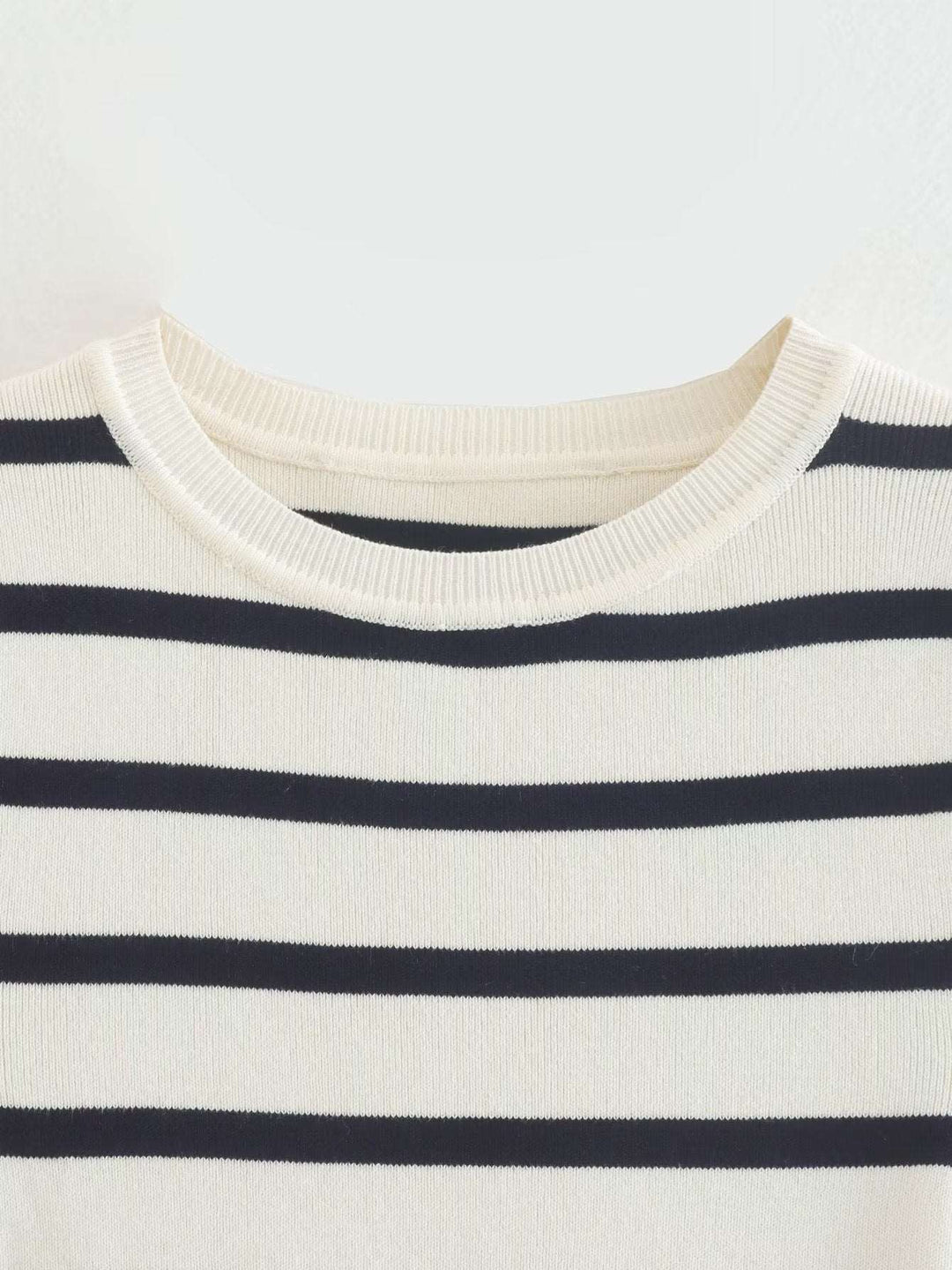 Mood double color top - striped