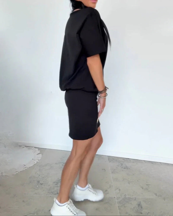 Kaelyn | Casual T-Shirt Dress Set