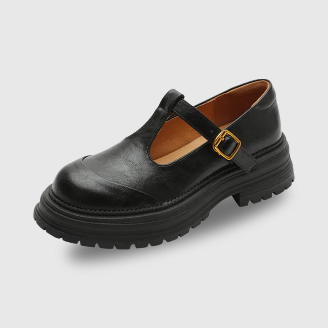 Delphine |Leather  Classic Comfort Flats