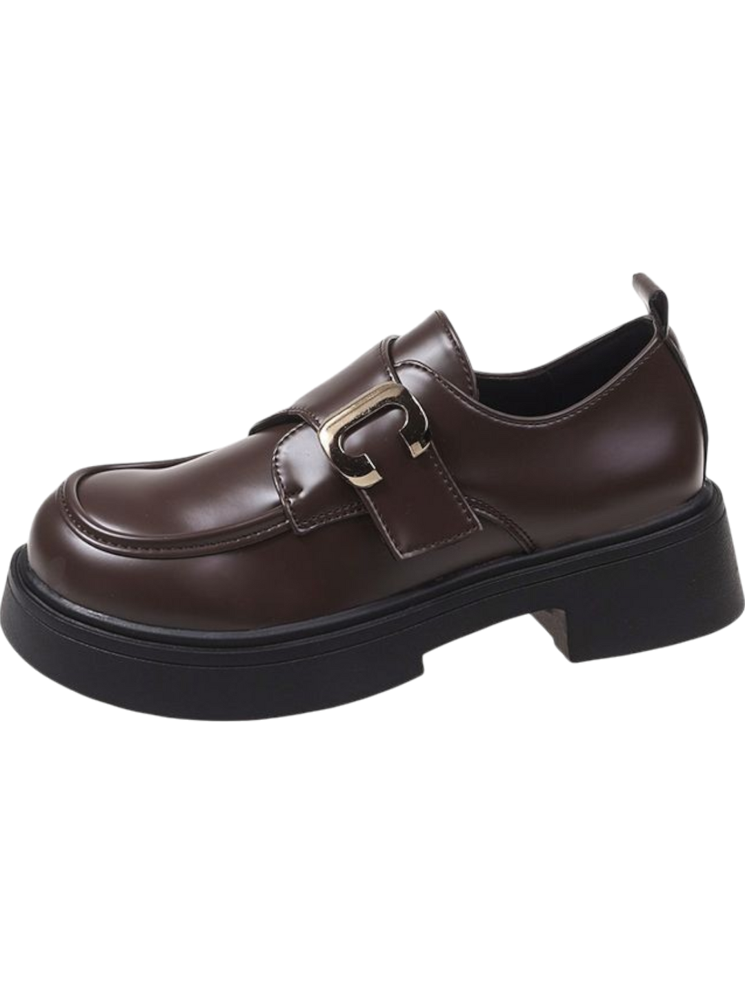 Evelyn | Chunky Buckle Loafers for Women