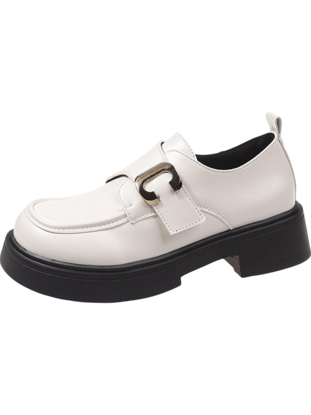 Evelyn | Chunky Buckle Loafers for Women