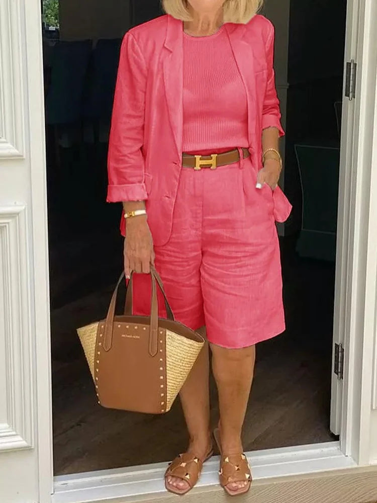Amandina | Casual Set Blazer and Shorts