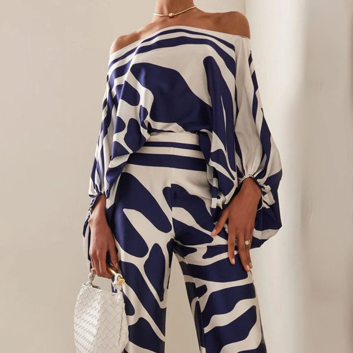 Amara | One-Shoulder Wide-Leg Two-Piece Set