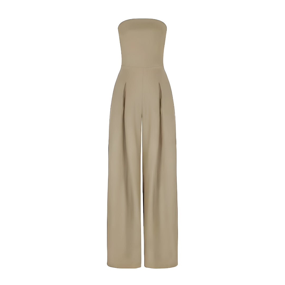Celine | Strapless Wide-Leg Jumpsuit