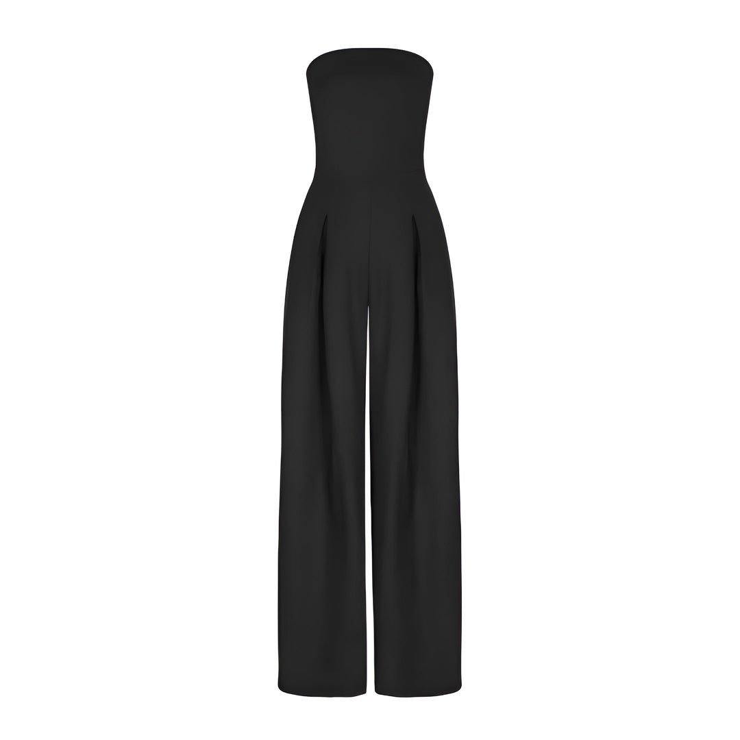 Celine | Strapless Wide-Leg Jumpsuit