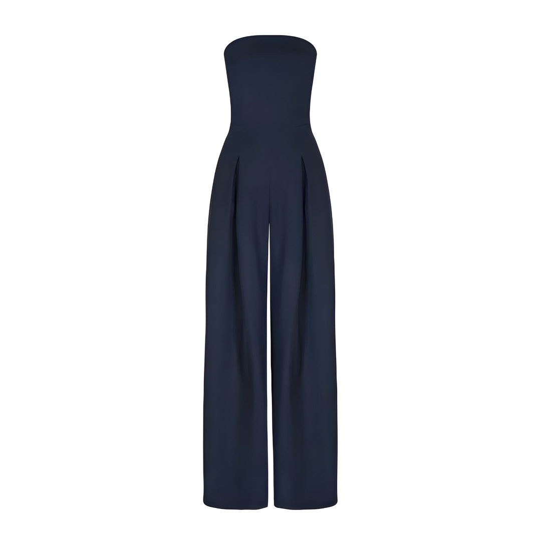 Celine | Strapless Wide-Leg Jumpsuit