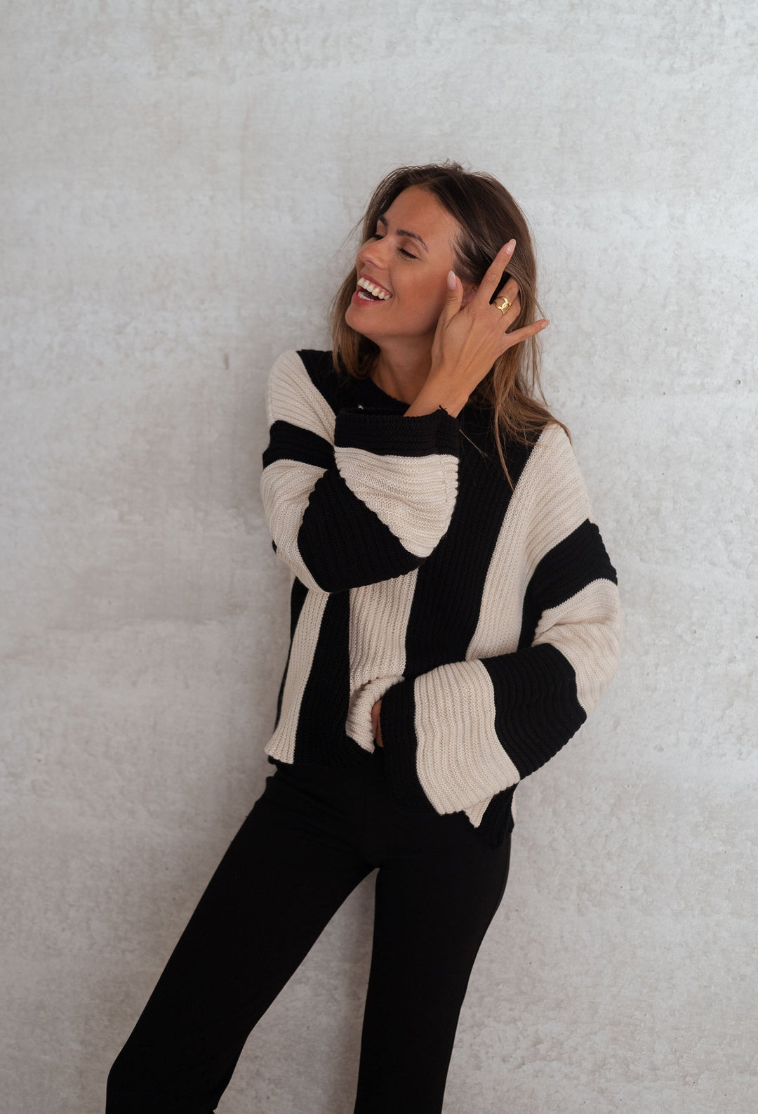 Mila | Striped Women’s  Knit Sweater