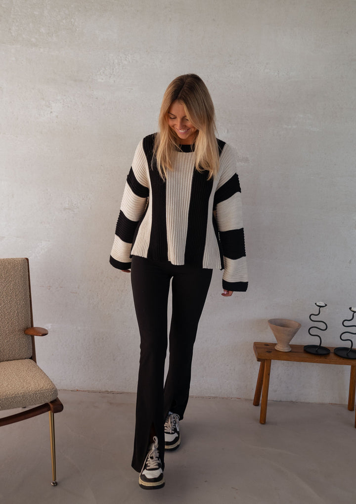 Mila | Striped Women’s  Knit Sweater