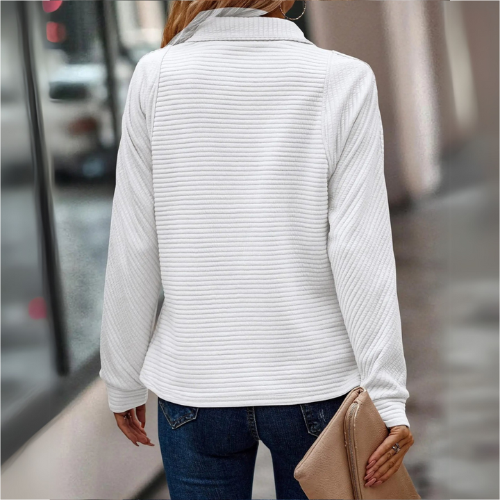 Glenda | Chic Zip-Collar Pullover
