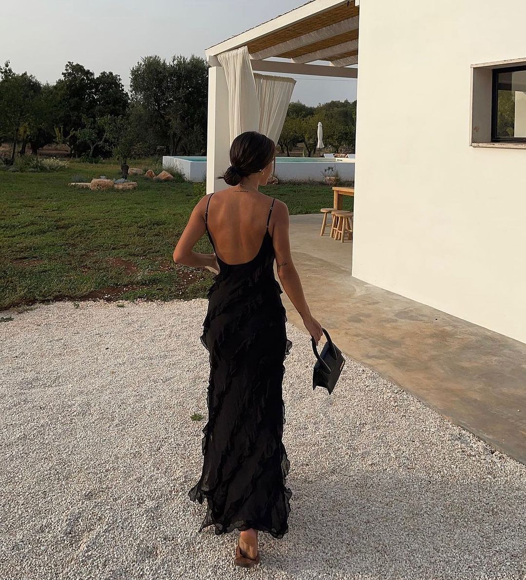 Margaux | Elegant Ruffle Maxi Dress