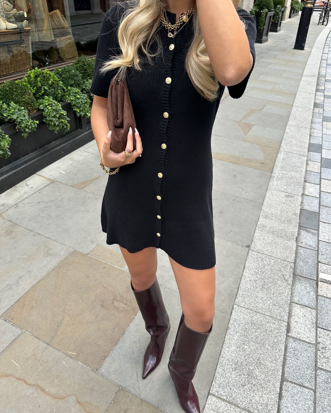 Sasha | Chic Button Front Mini Dress