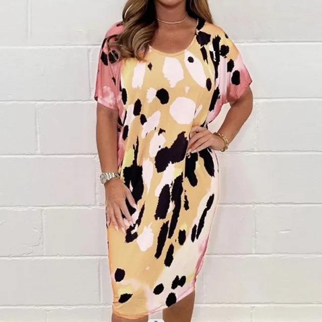 Curve-Enhancing Leopard Print Dress