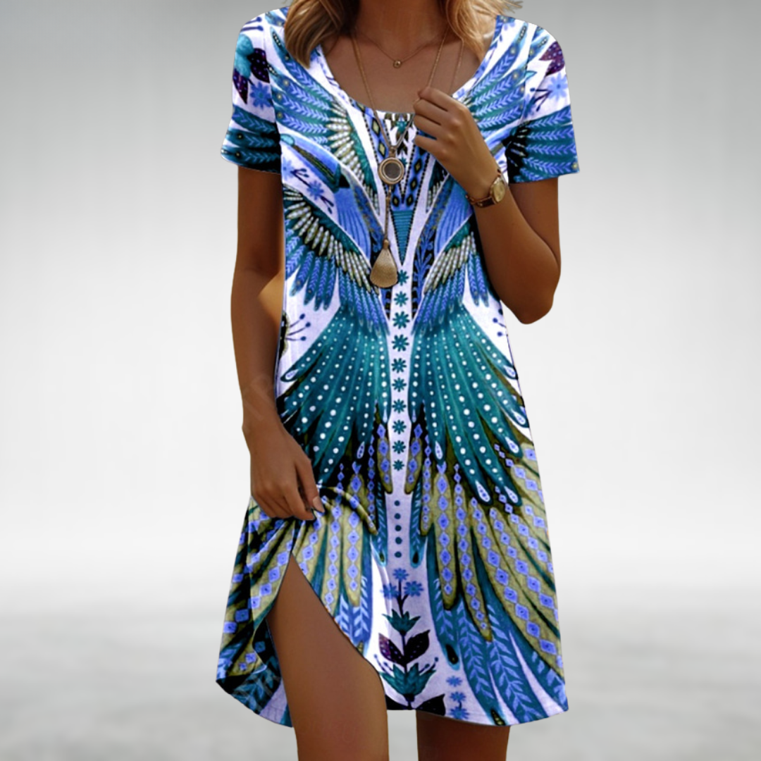 Ravina | Boho Printed Summer Dress