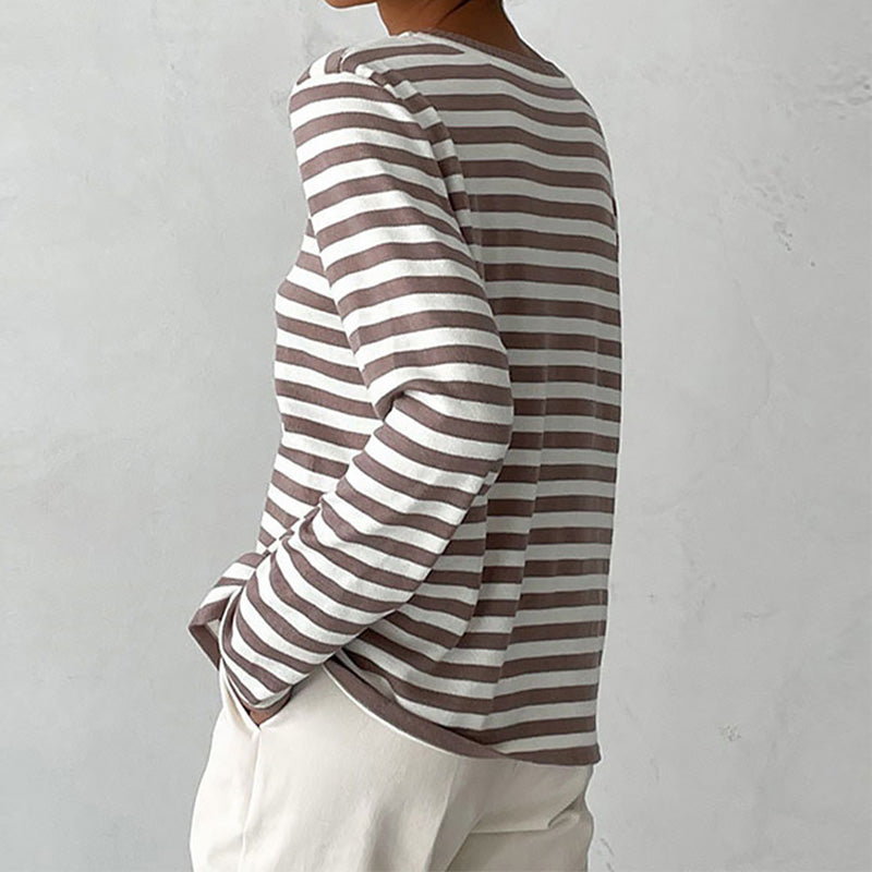 SARA - Striped Cotton Shirt