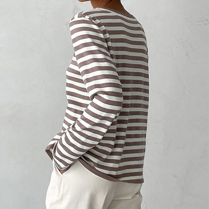 SARA - Striped Cotton Shirt