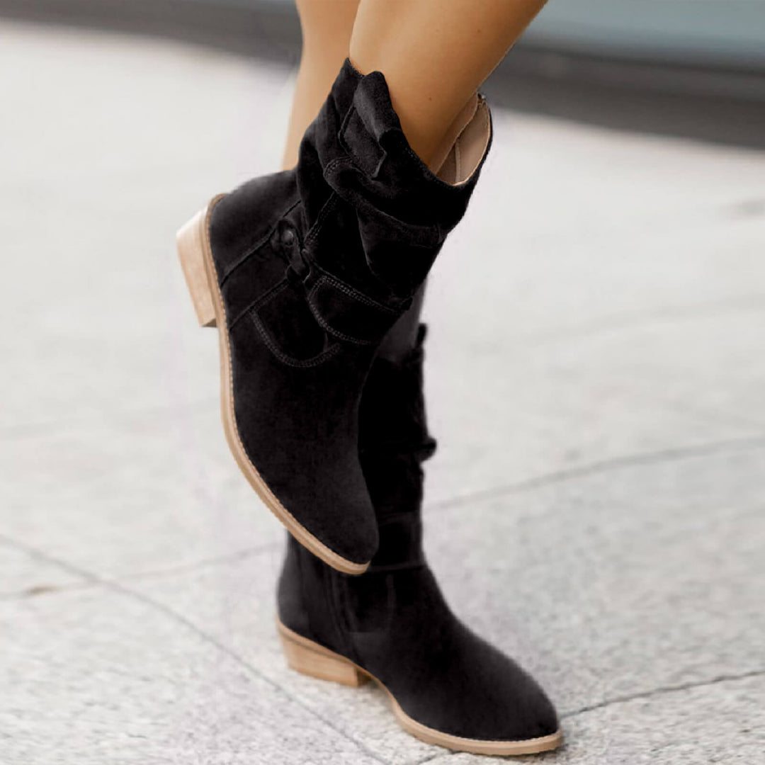 Lexie | Chic Slouch Mid-Calf Boots