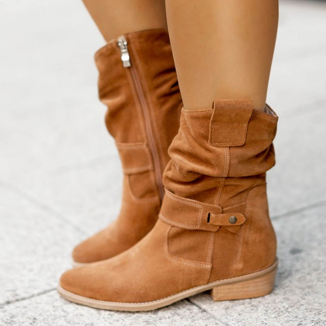 Lexie | Chic Slouch Mid-Calf Boots