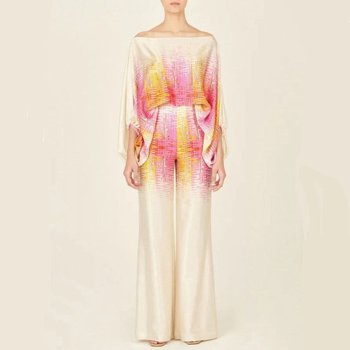 Amara | One-Shoulder Wide-Leg Two-Piece Set