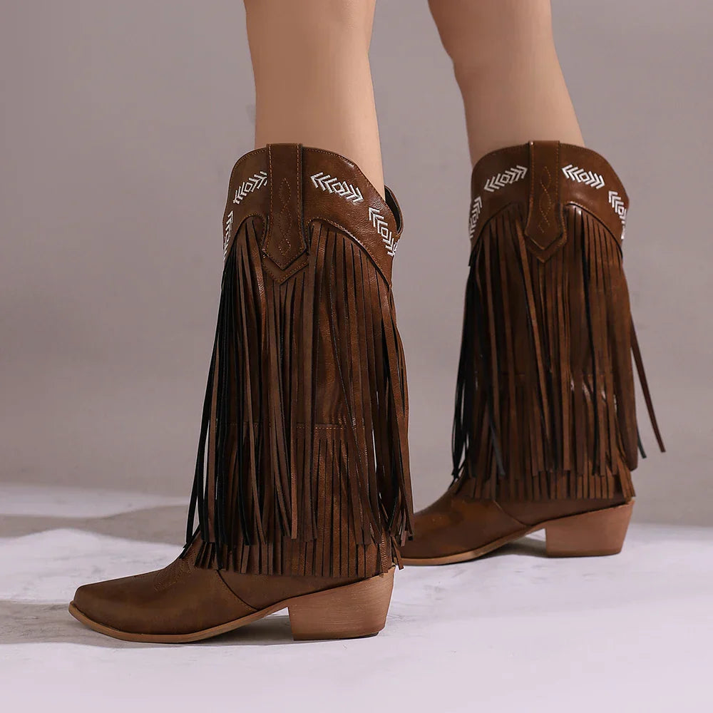 Renae | Fringe Western Boots