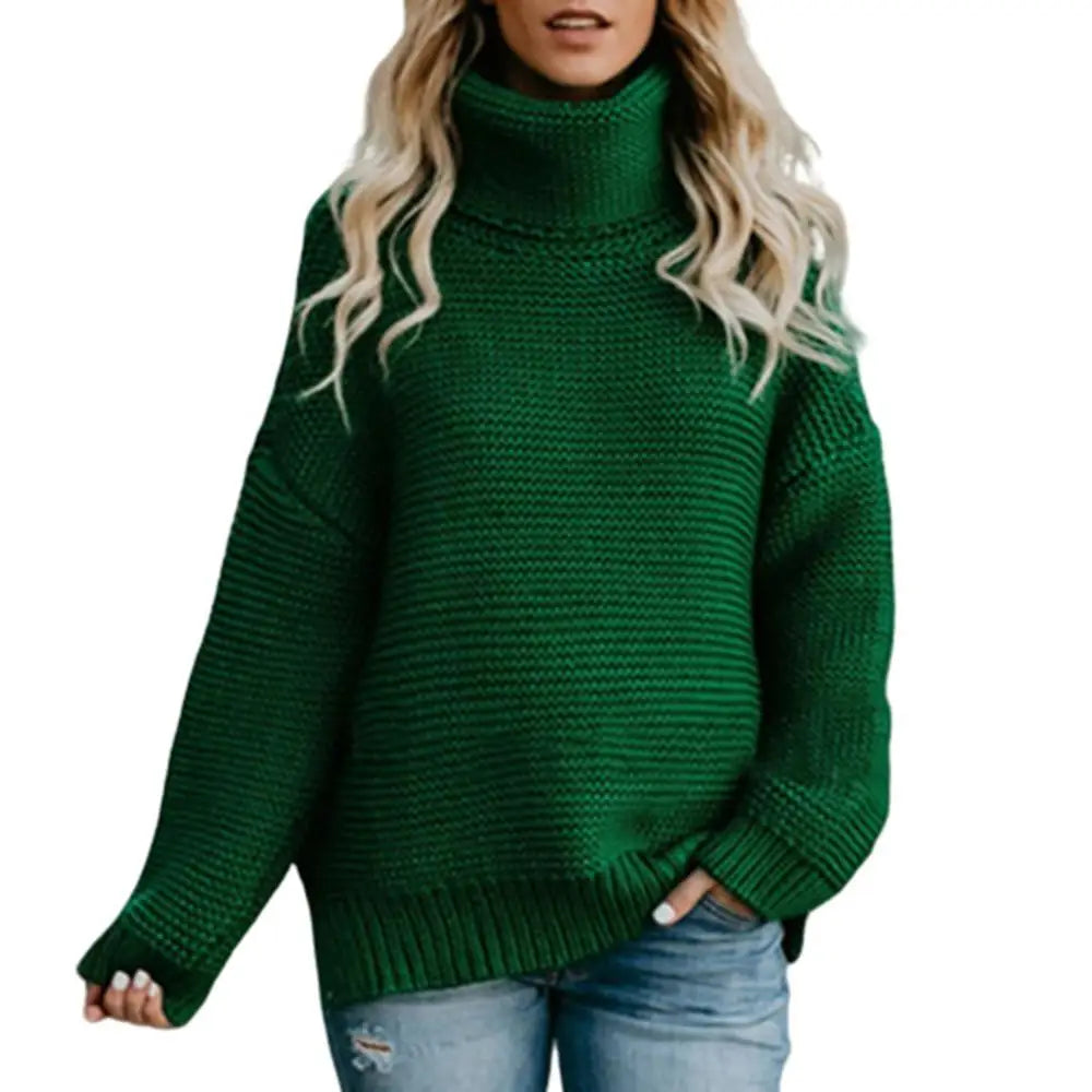 Iris Loose Turtleneck Pullover Sweater