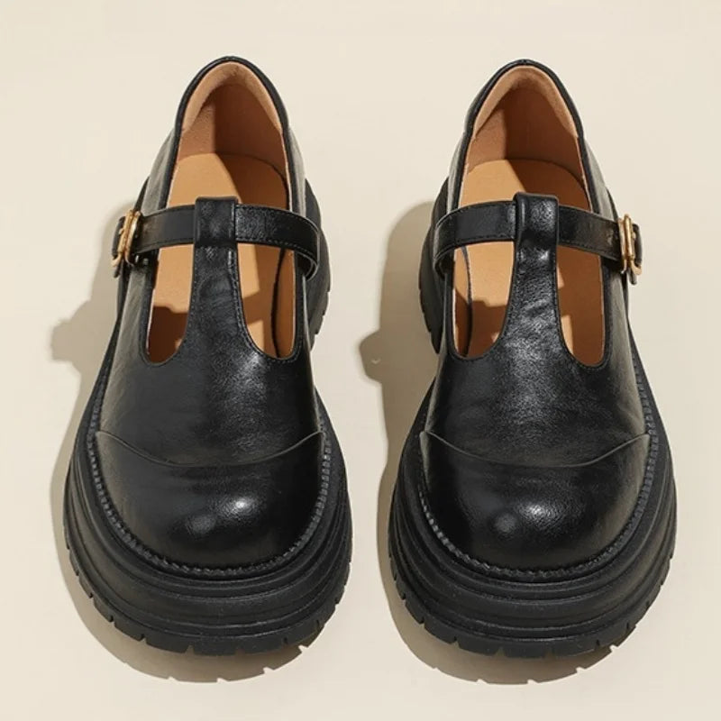 Delphine |Leather  Classic Comfort Flats