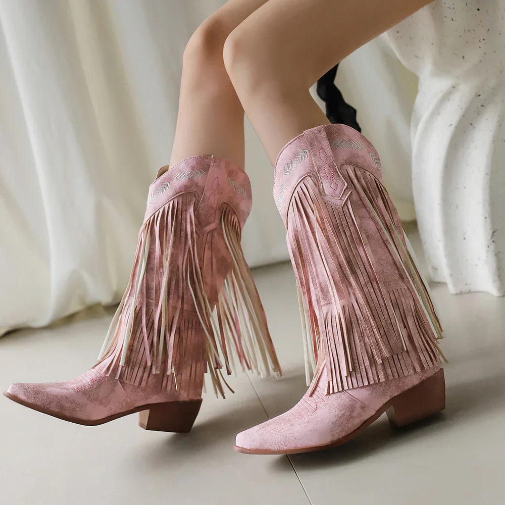 Renae | Fringe Western Boots