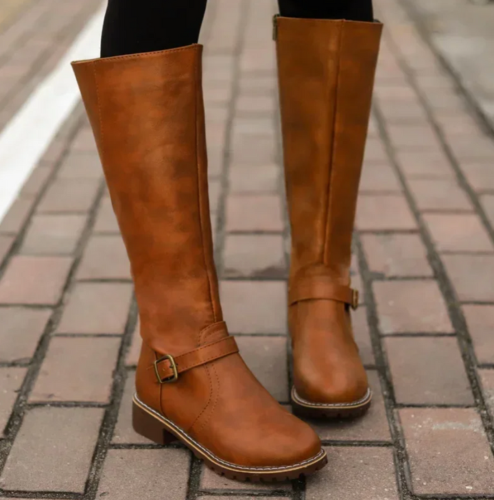 Clarisse | Classic Knee-High Riding Boots