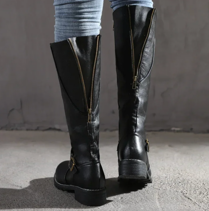 Clarisse | Classic Knee-High Riding Boots