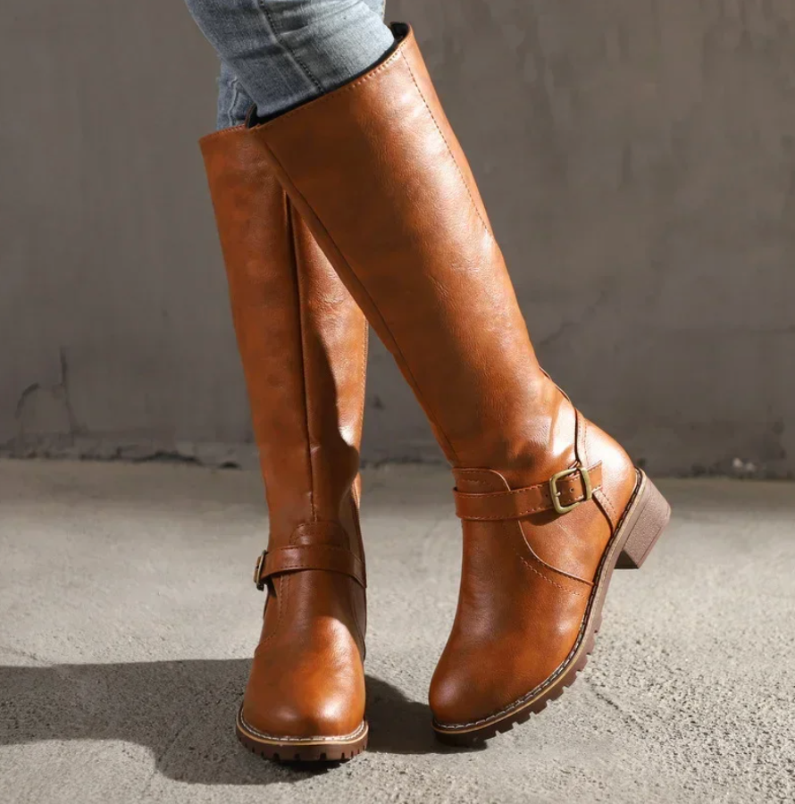 Clarisse | Classic Knee-High Riding Boots